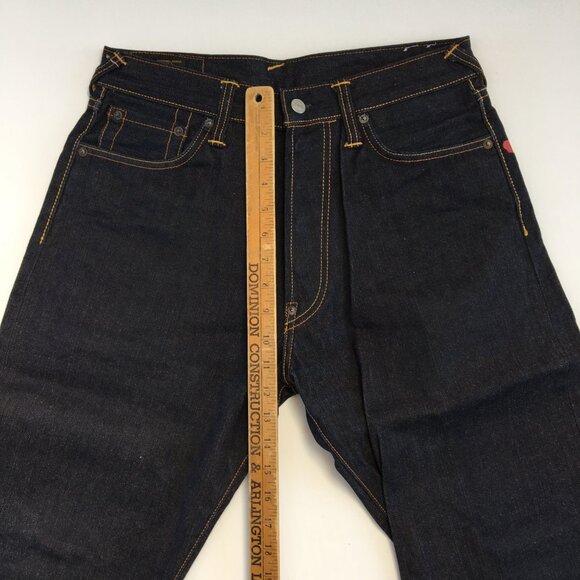 Evisu Lot 0001 Baggy Fit Button Fly Selvedge Jeans 30 - Picture 13 of 14